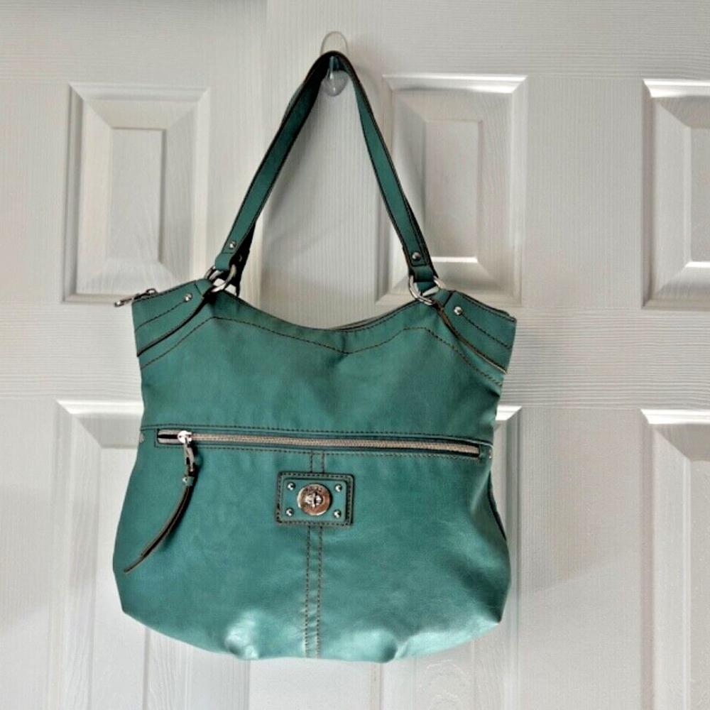 Relic Prescott Sea Foam Mint Purse / Bag Pre-owned VGC Vegan Leather